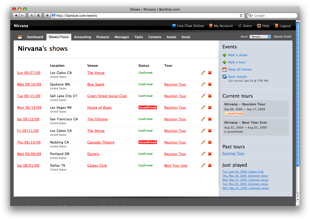 Shows Shows